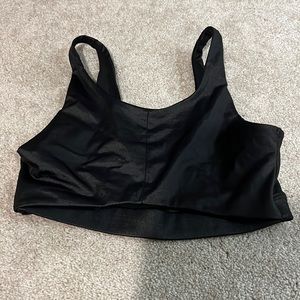 Victoria Sport Black Shiny Sports Bra